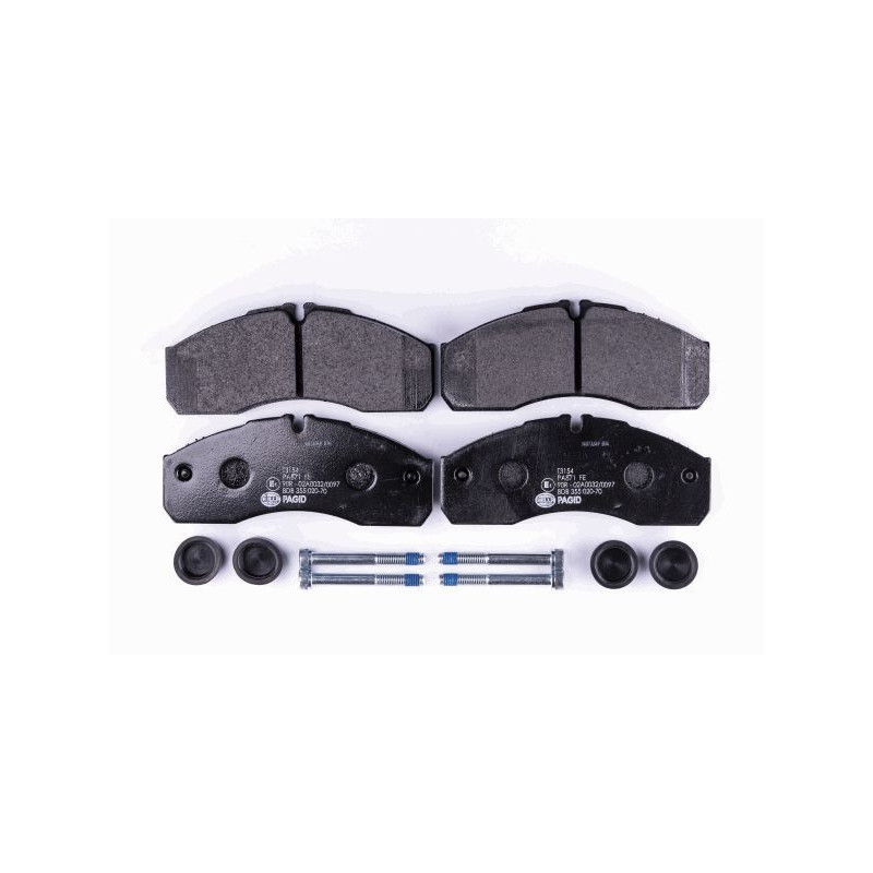 Pastiglie freno asse anteriore - HELLA BRAKE