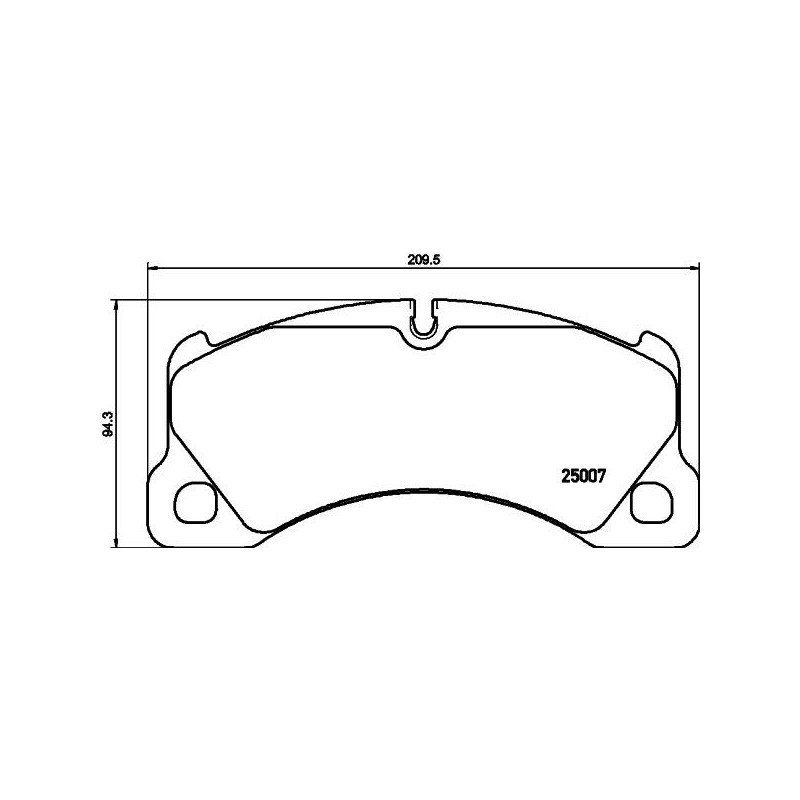 Pastiglie freno asse anteriore - HELLA BRAKE