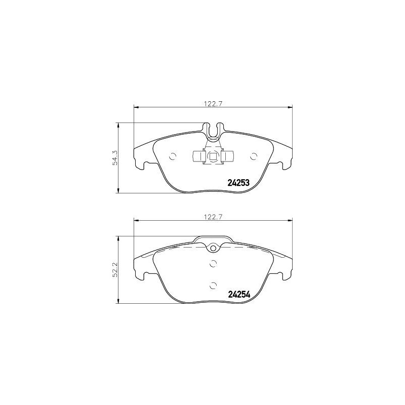 Pastiglie freno asse posteriore - HELLA BRAKE