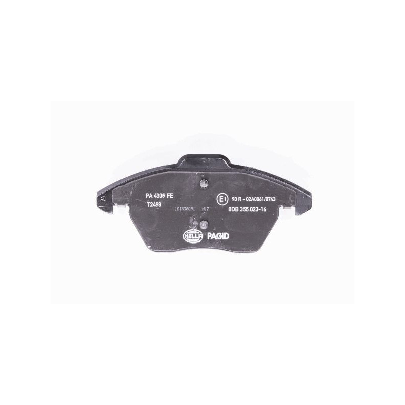 Pastiglie freno asse anteriore - HELLA BRAKE