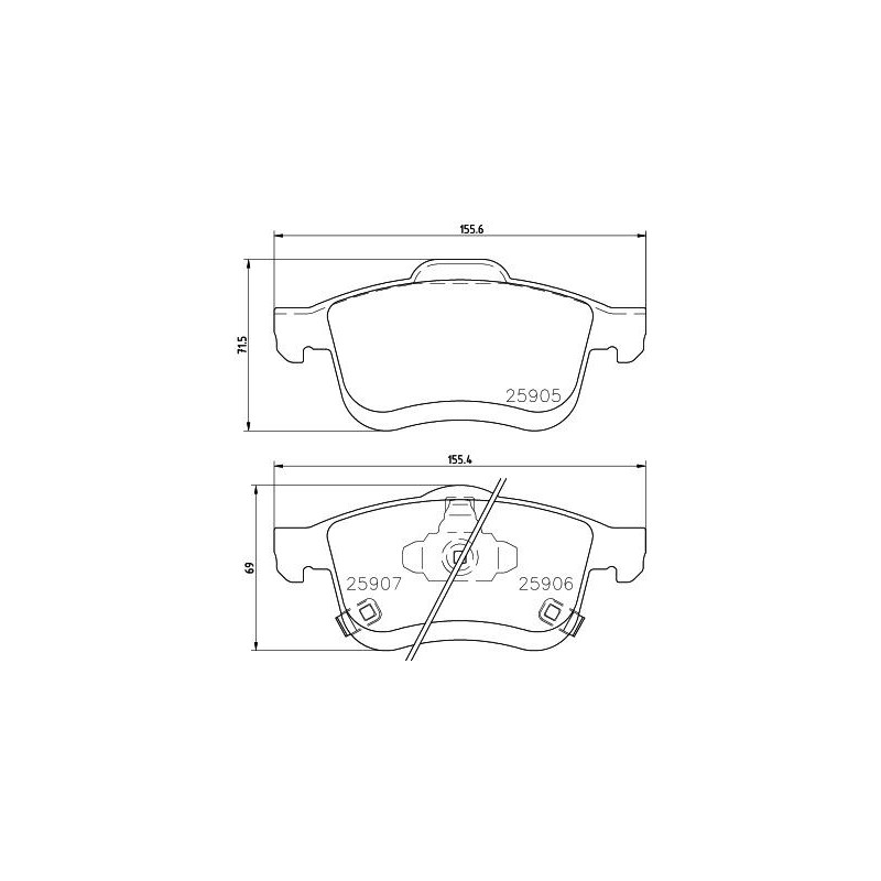 Pastiglie freno asse anteriore - HELLA BRAKE
