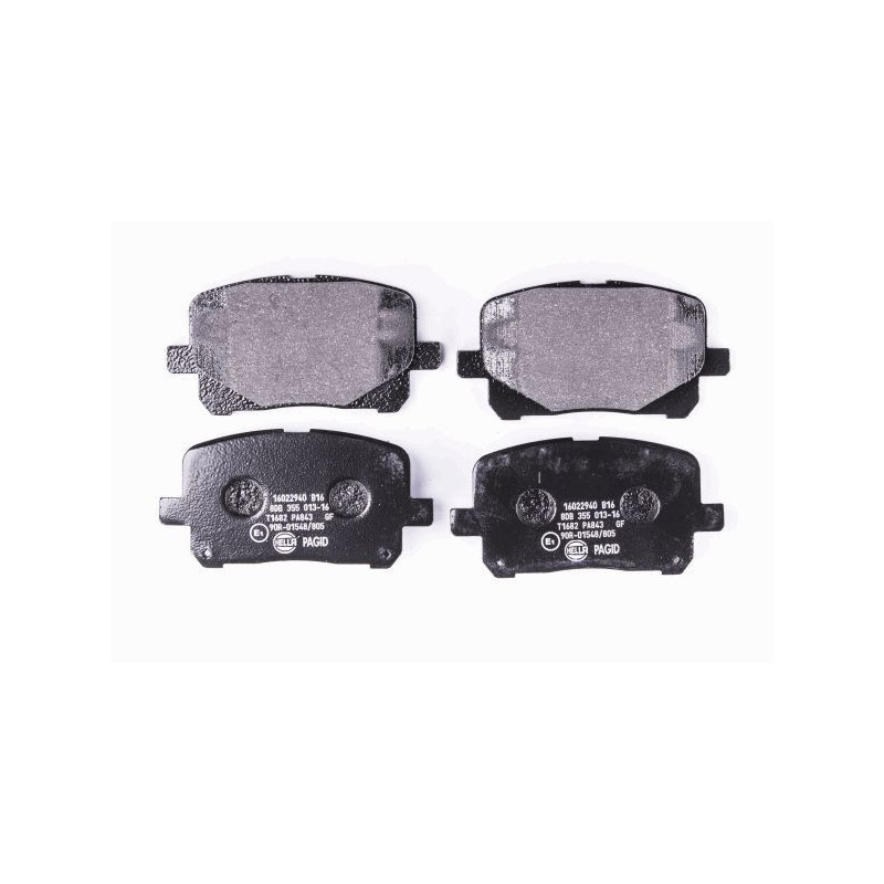 Pastiglie freno asse anteriore - HELLA BRAKE