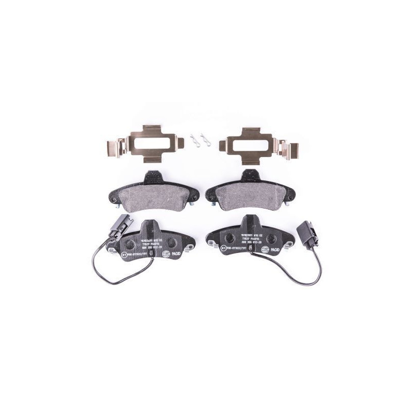 Pastiglie freno asse posteriore - HELLA BRAKE