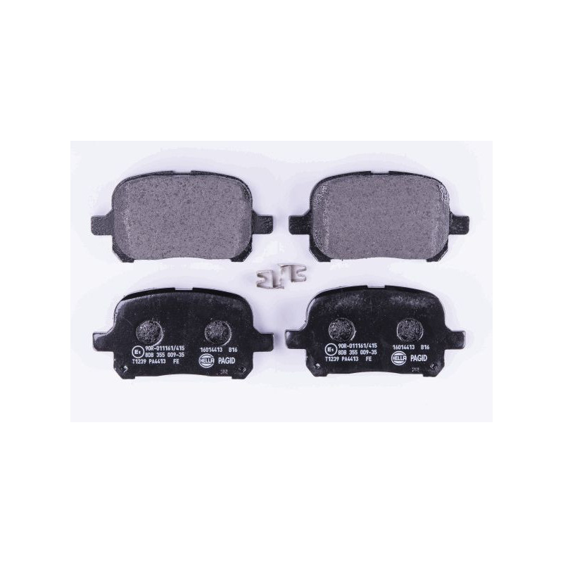 Pastiglie freno asse anteriore - HELLA BRAKE