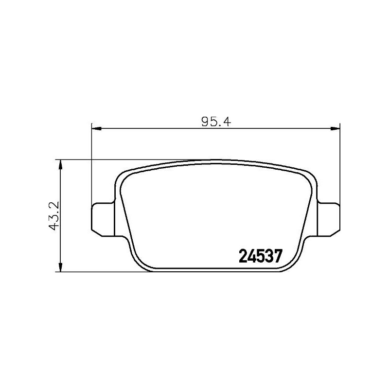 Pastiglie freno asse posteriore - HELLA BRAKE