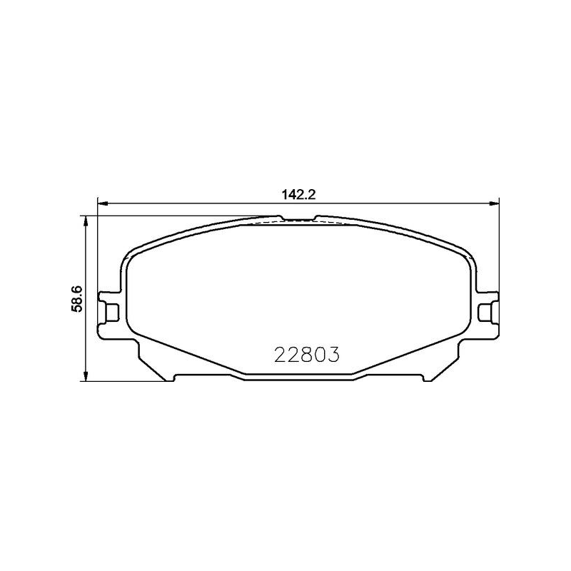 Pastiglie freno asse anteriore - BREMBO