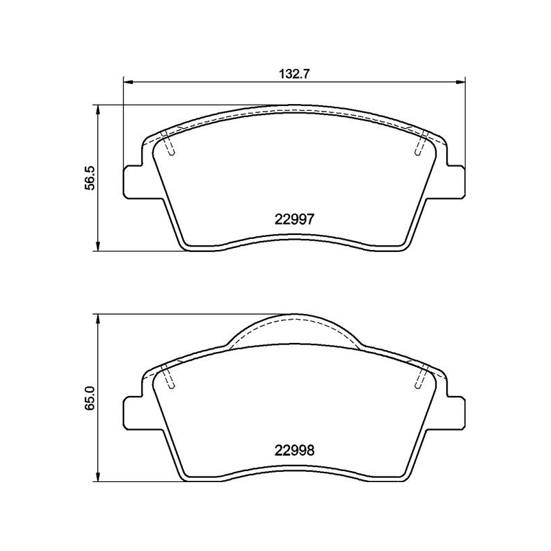 Pastiglie freno asse anteriore - BREMBO