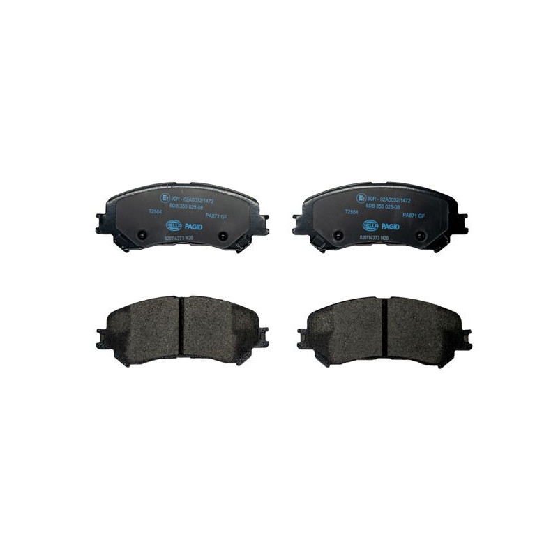 Pastiglie freno asse anteriore - HELLA BRAKE