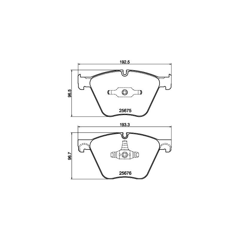 Pastiglie freno asse anteriore - HELLA BRAKE