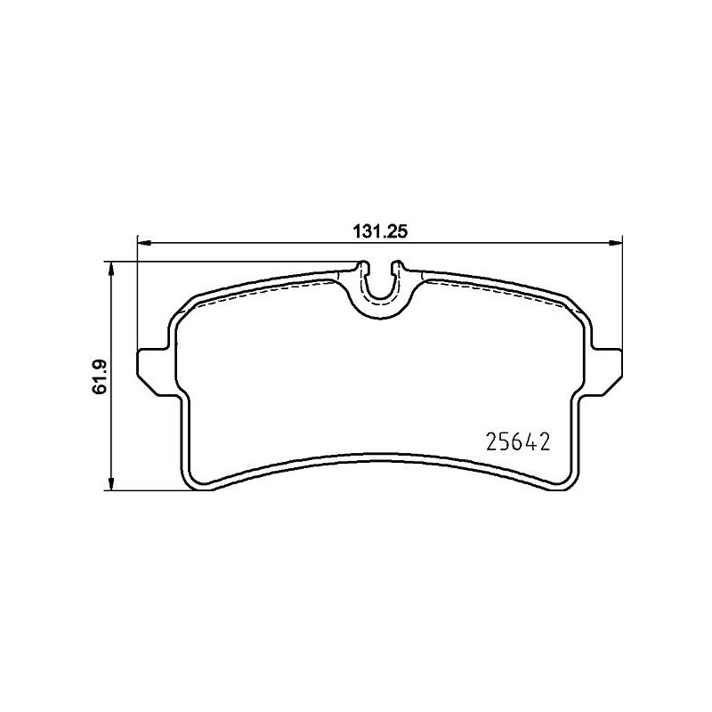 Pastiglie freno asse posteriore - HELLA BRAKE