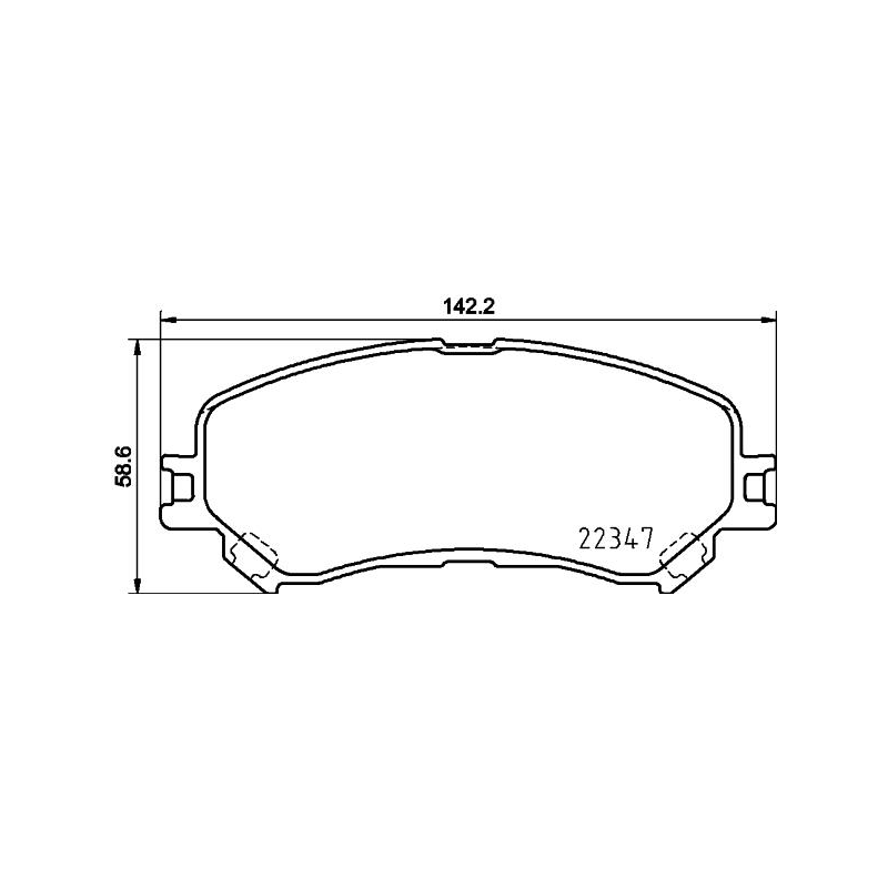 Pastiglie freno asse anteriore - BREMBO