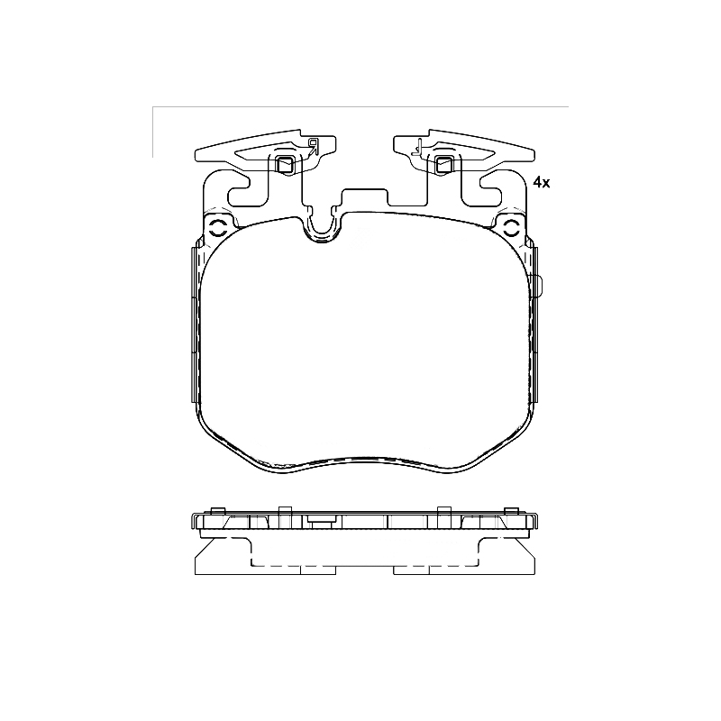 Pastiglie freno asse anteriore - BREMBO