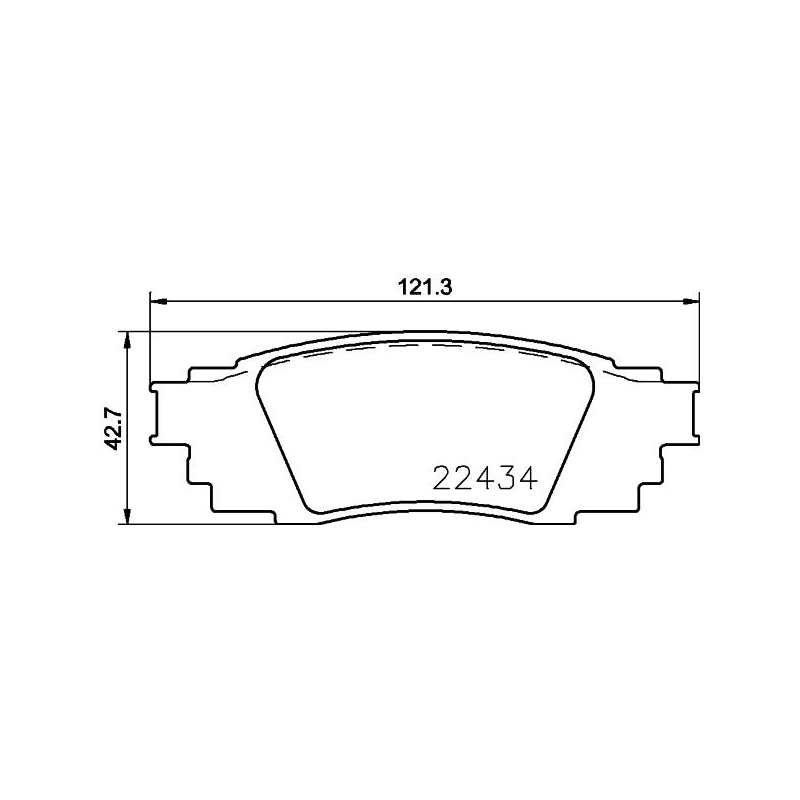Pastiglie freno asse posteriore - BREMBO