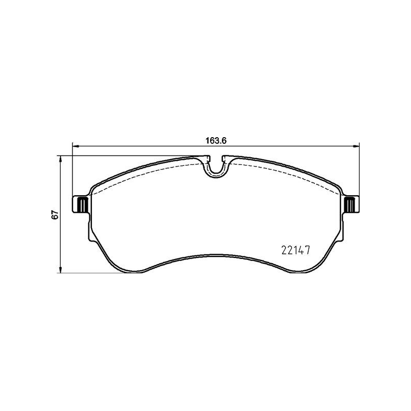 Pastiglie freno asse anteriore - BREMBO