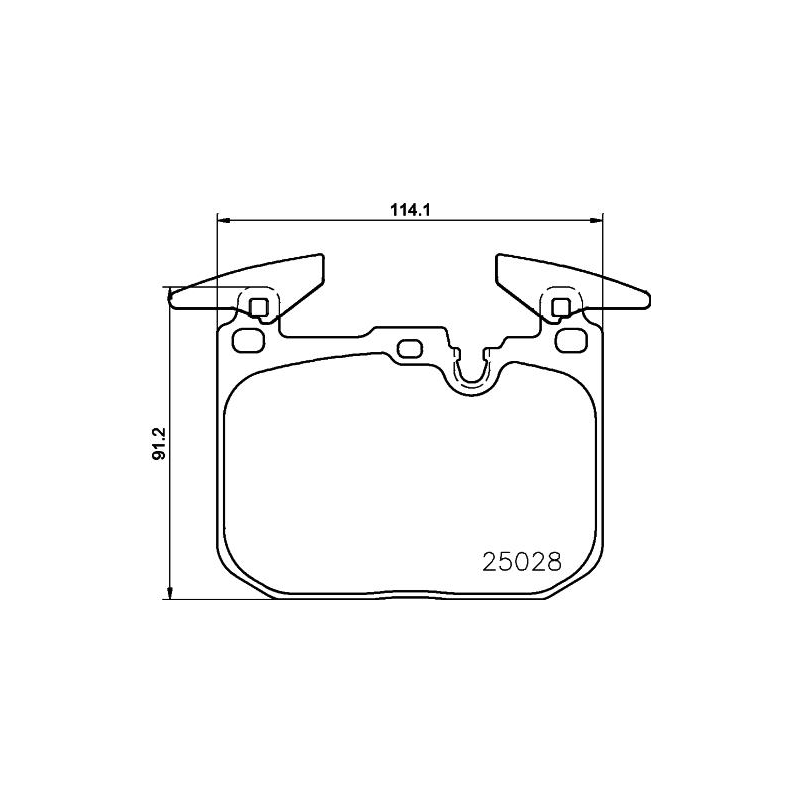 Pastiglie freno asse anteriore - BREMBO