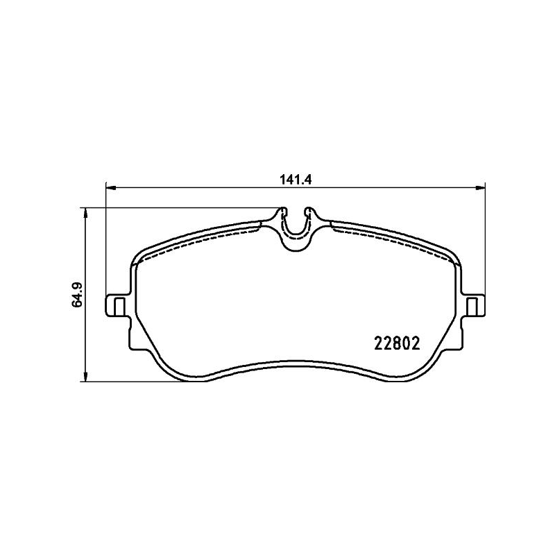 Pastiglie freno asse posteriore - BREMBO