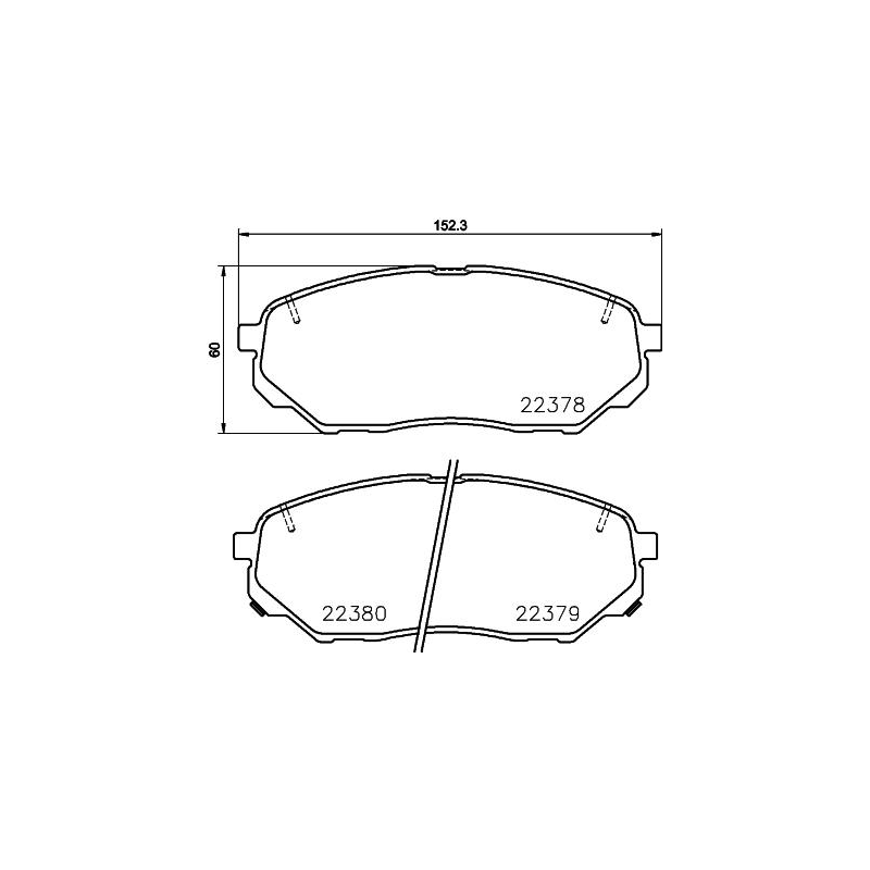 Pastiglie freno asse anteriore - BREMBO