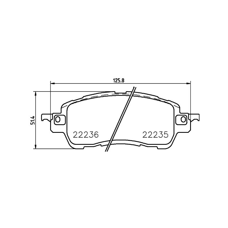 Pastiglie freno asse anteriore - BREMBO