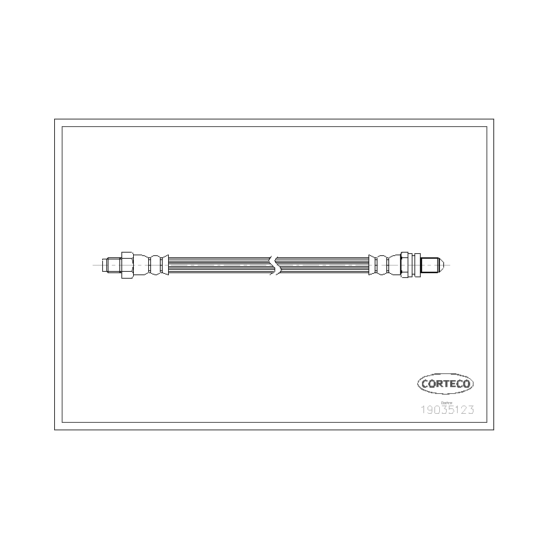 Flessibile freno asse posteriore - CORTECO