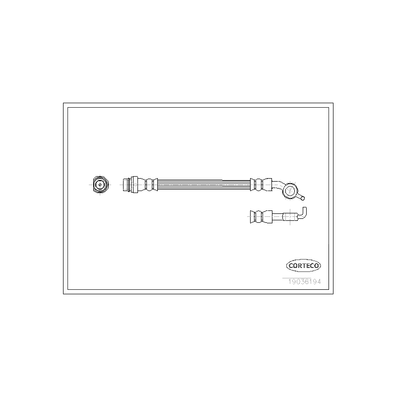 Flessibile freno asse posteriore - CORTECO