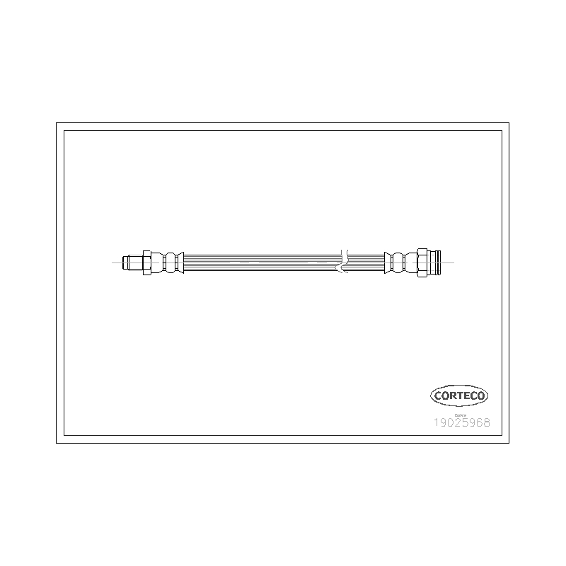 Flessibile freno asse posteriore - CORTECO