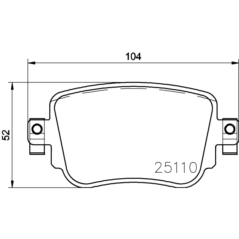 Pastiglie freno asse posteriore - BREMBO