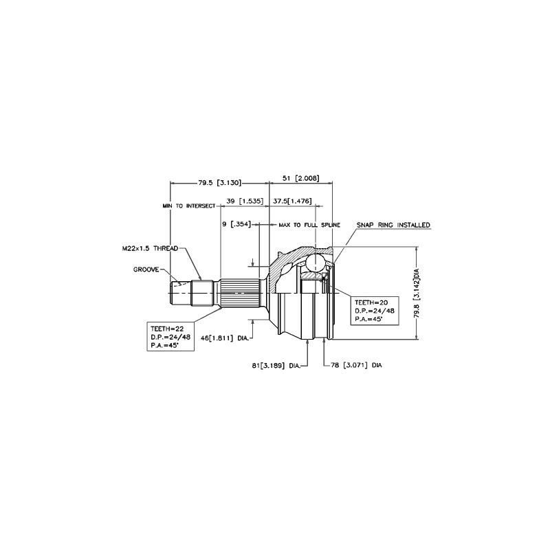 Giunto omocinetico - VEMA