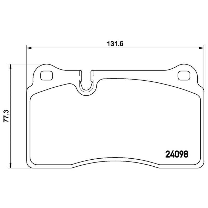 Pastiglie freno asse anteriore - BREMBO
