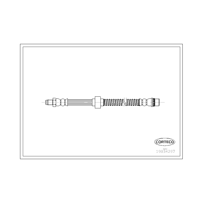 Flessibile freno asse anteriore - CORTECO