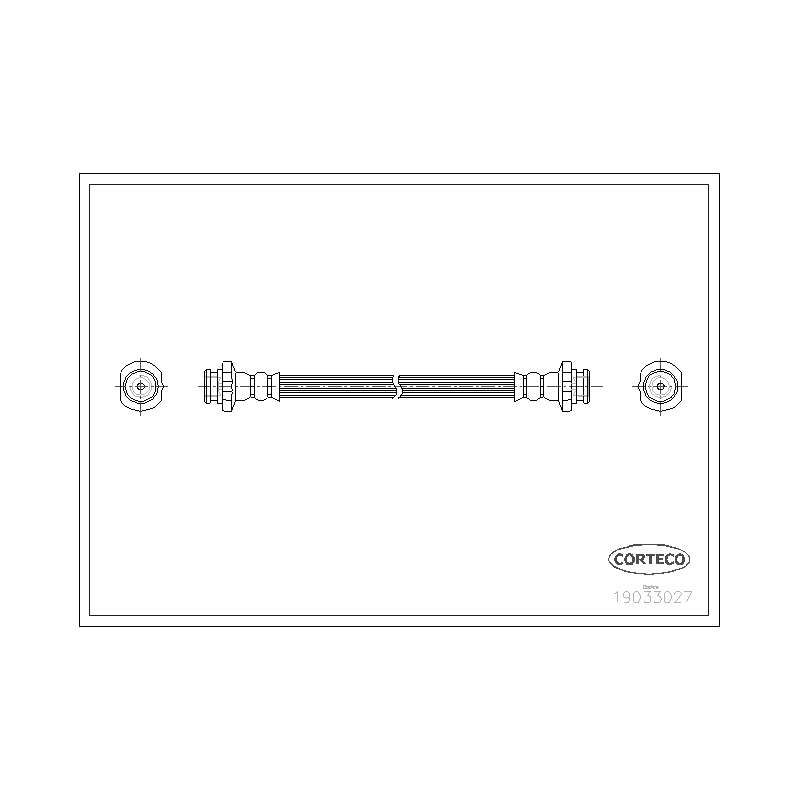 Flessibile freno asse posteriore - CORTECO