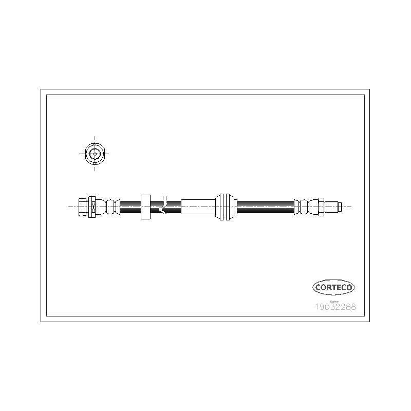 Flessibile freno asse posteriore - CORTECO