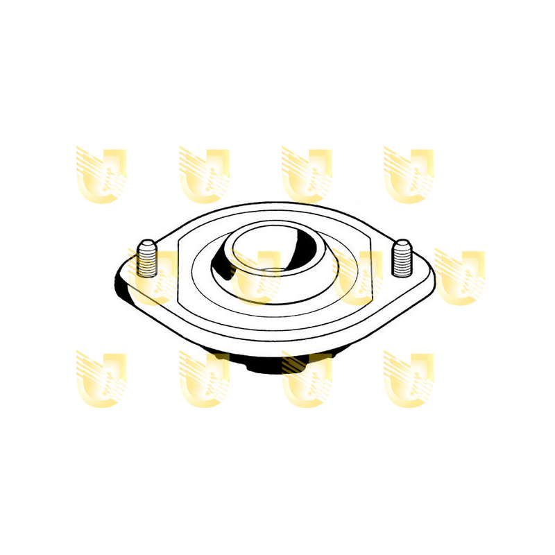 Supporto ammortizzatore asse anteriore - UNIGOM