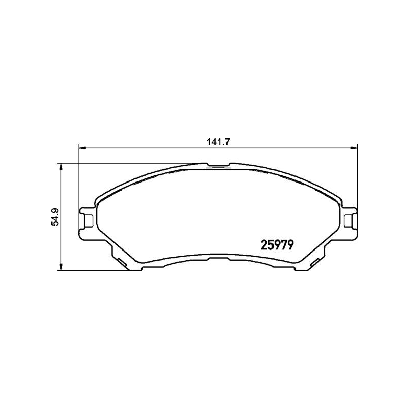 Pastiglie freno asse anteriore - BREMBO