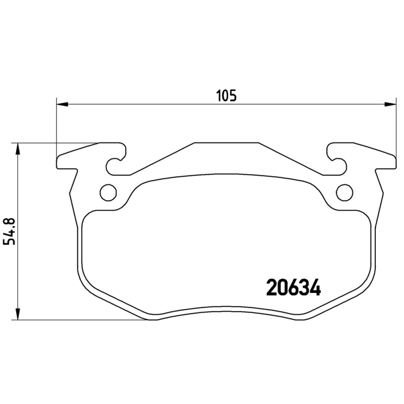 Pastiglie freno asse anteriore - BREMBO