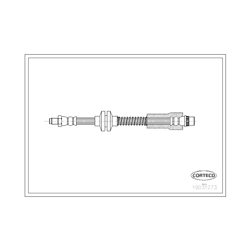 Flessibile freno asse anteriore - CORTECO