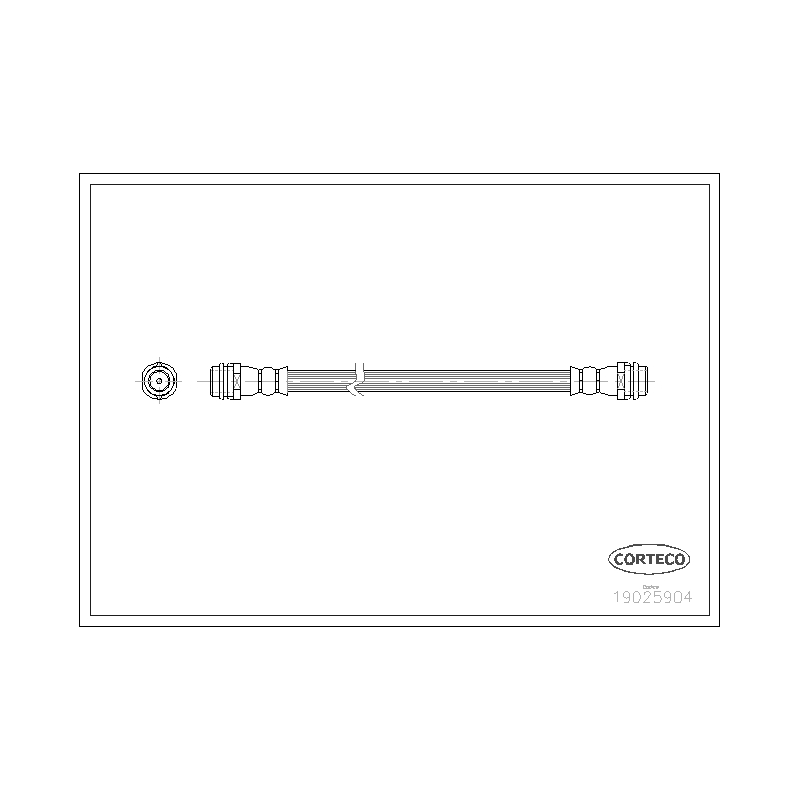 Flessibile freno asse posteriore - CORTECO