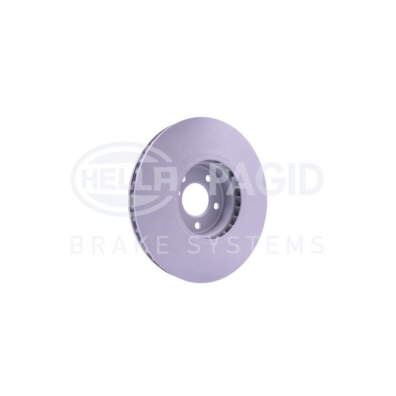 Disco freno asse anteriore - HELLA BRAKE