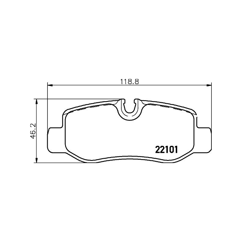 Pastiglie freno asse posteriore - BREMBO