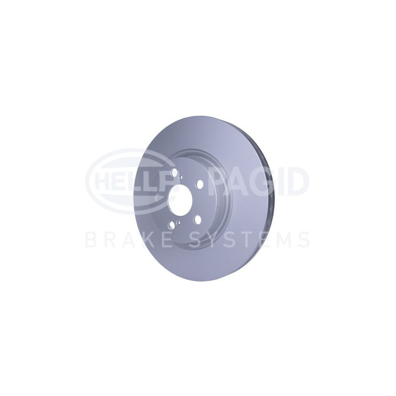 Disco freno asse anteriore - HELLA BRAKE