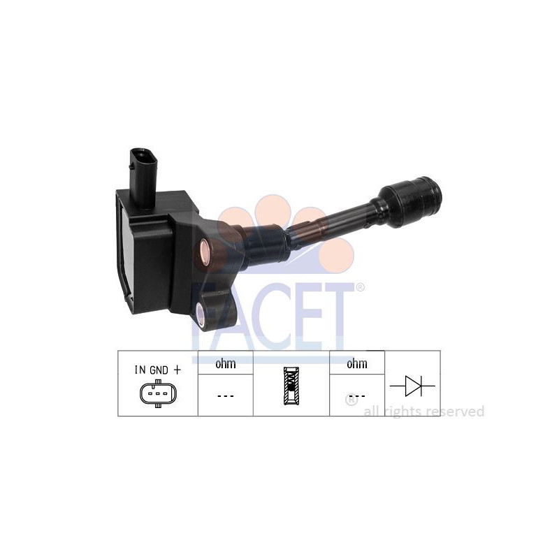 Bobina accensione - FACET
