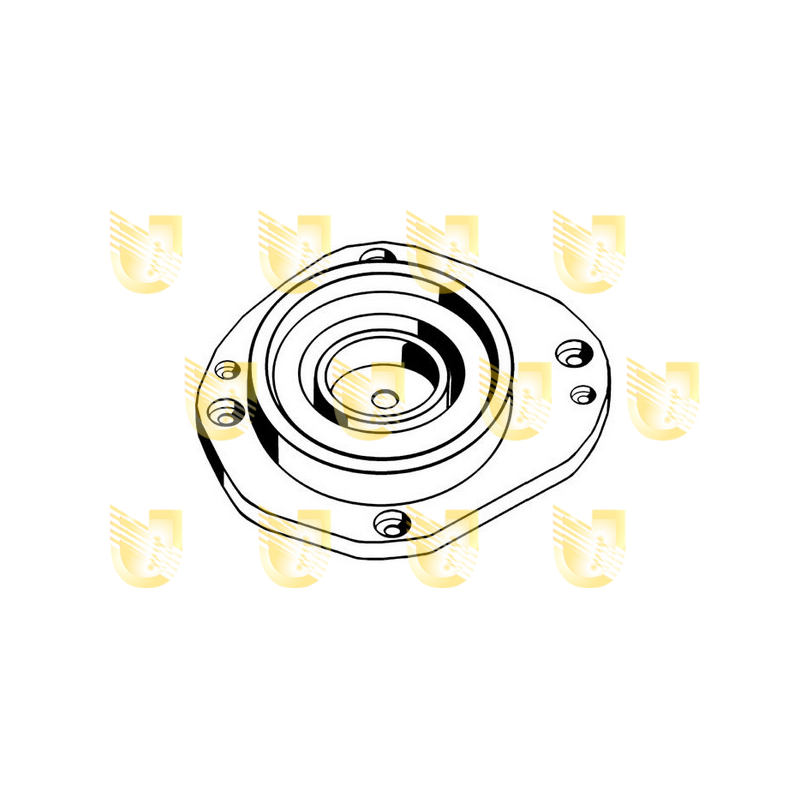 Supporto ammortizzatore asse anteriore - UNIGOM