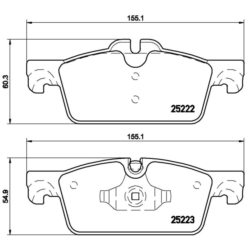 Pastiglie freno asse anteriore - BREMBO
