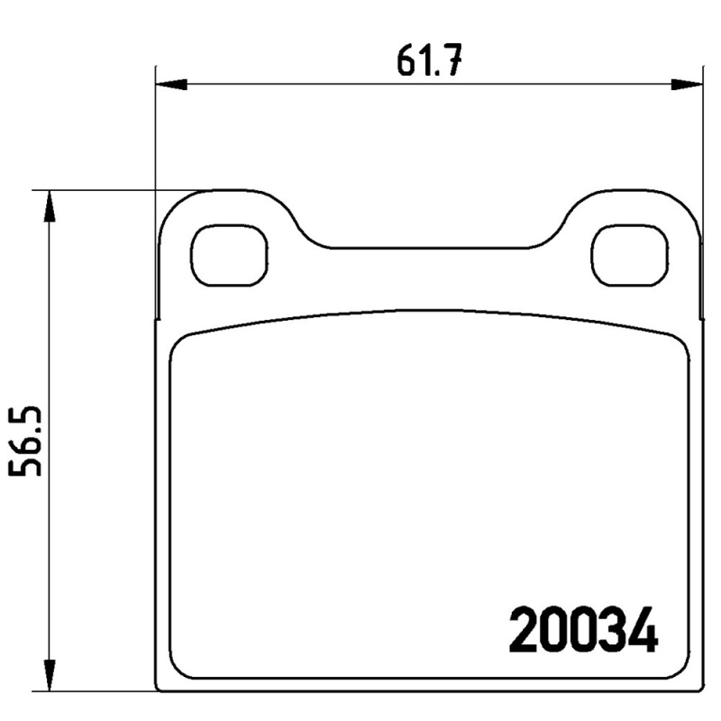 Pastiglie freno asse anteriore - BREMBO