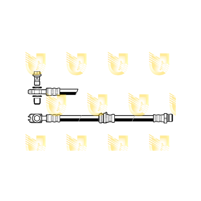 Flessibile freno asse anteriore - UNIGOM