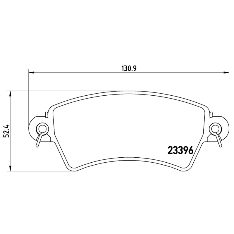Pastiglie freno asse anteriore - BREMBO