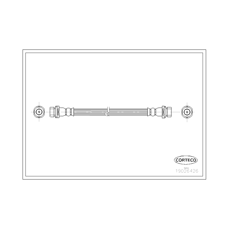Flessibile freno asse posteriore - CORTECO