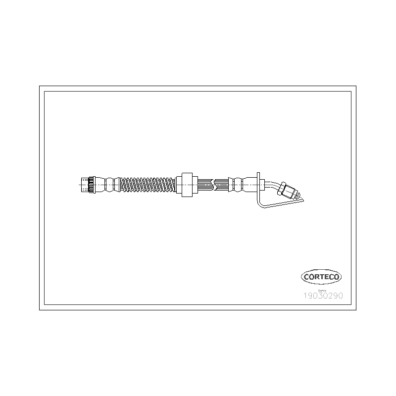 Flessibile freno asse posteriore - CORTECO