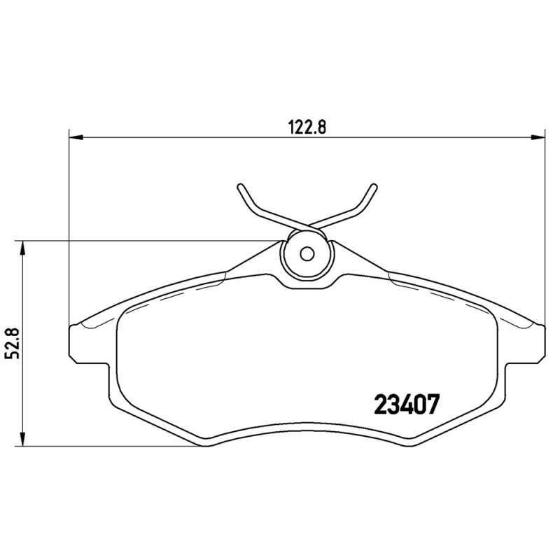 Pastiglie freno asse anteriore - BREMBO