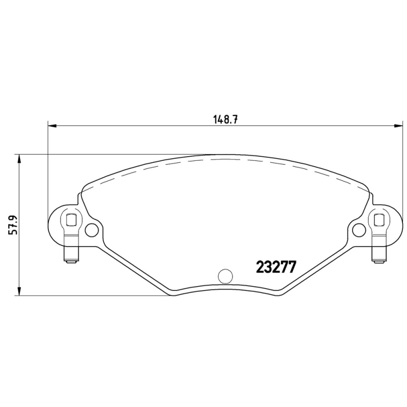 Pastiglie freno asse anteriore - BREMBO
