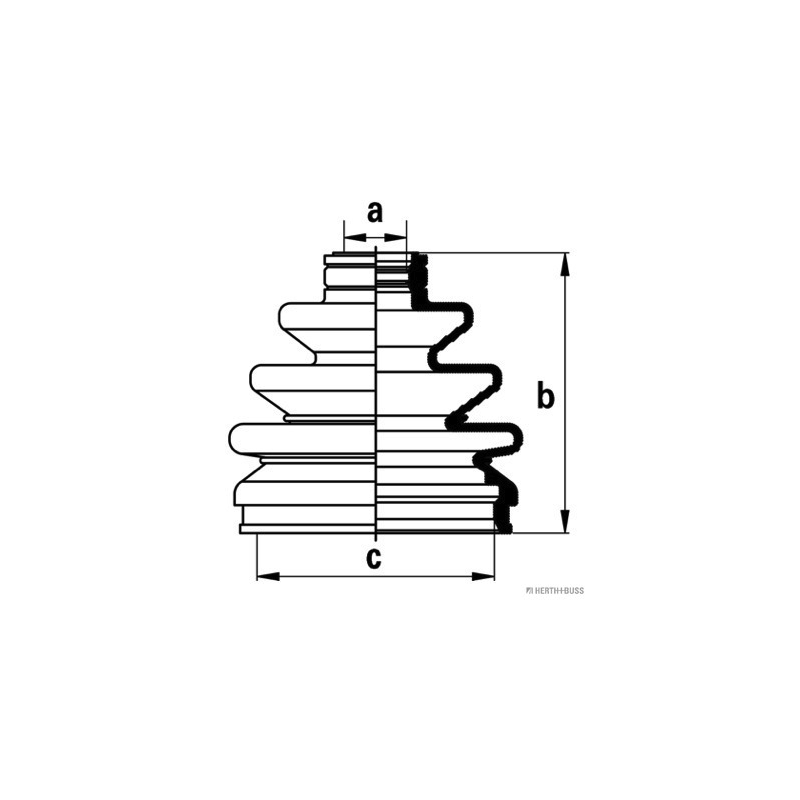 Cuffia semiasse - JAKOPARTS